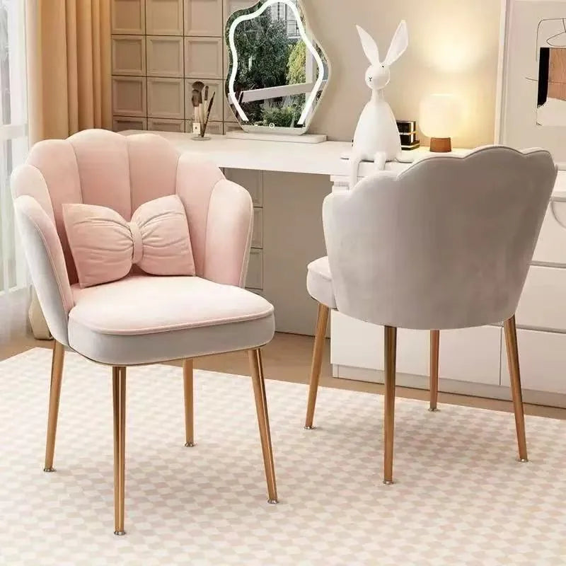 Makeup chair simple Internet celebrity stool backrest girls