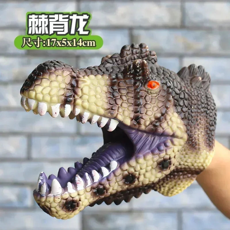 Hand Puppets Dinosaur Head Model Toy T-Rex Dinosaur World