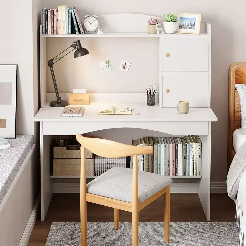 Desk Bookshelf Integrated Table and Chair Set Simple