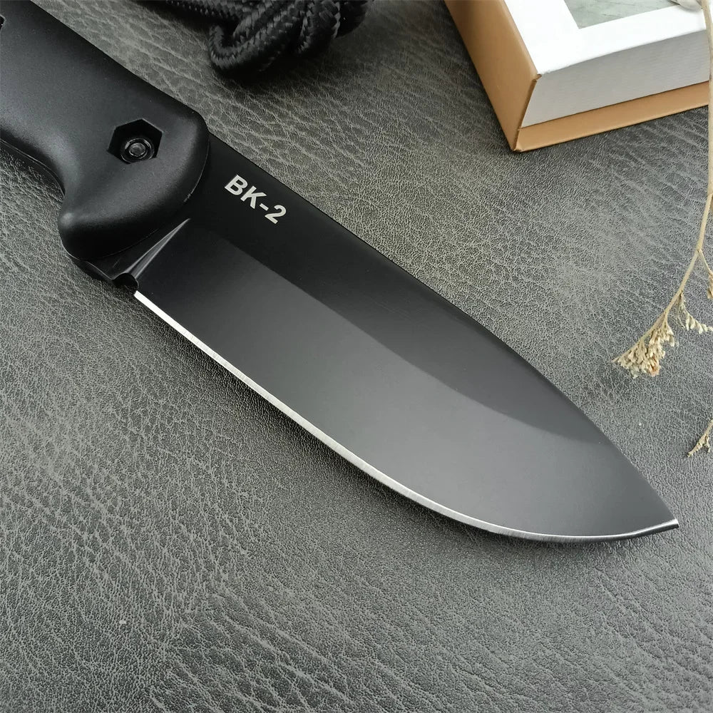 NEW KB Fixed Blade Knife BK2 Outdoor Camping Knife