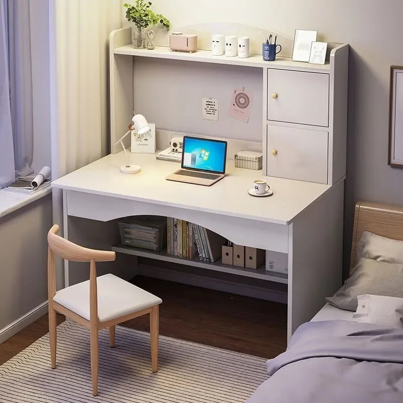 Desk Bookshelf Integrated Table and Chair Set Simple