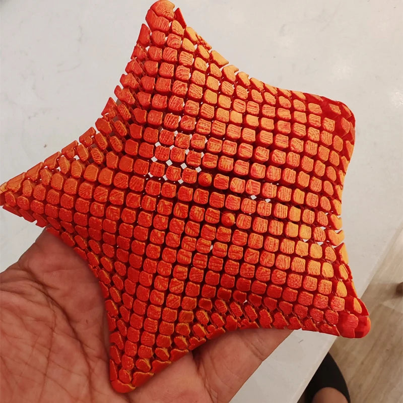 Fidget Toy Flexible Desk Decor 3D Printed Articulated