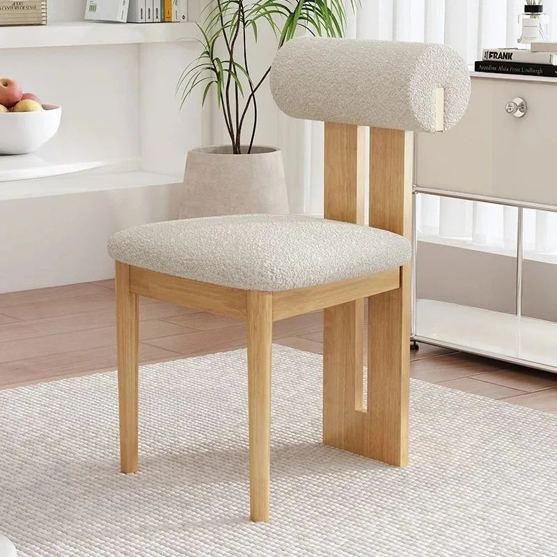 Nordic Light Luxury Solid Wood Dining Chair
