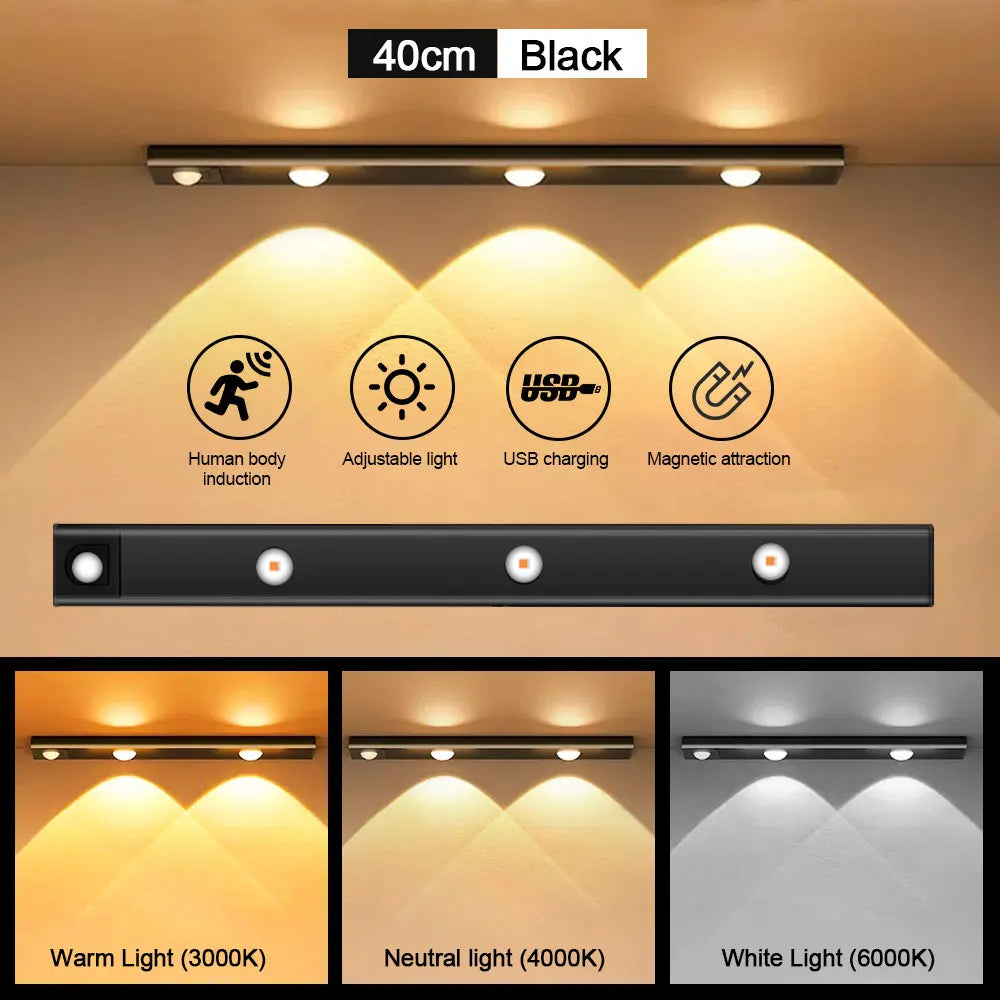 LED Night Light USB Motion Sensor Wireless Ultra Thin