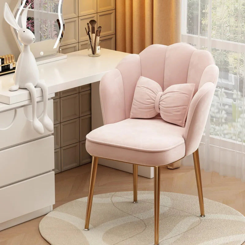 Makeup chair simple Internet celebrity stool backrest girls