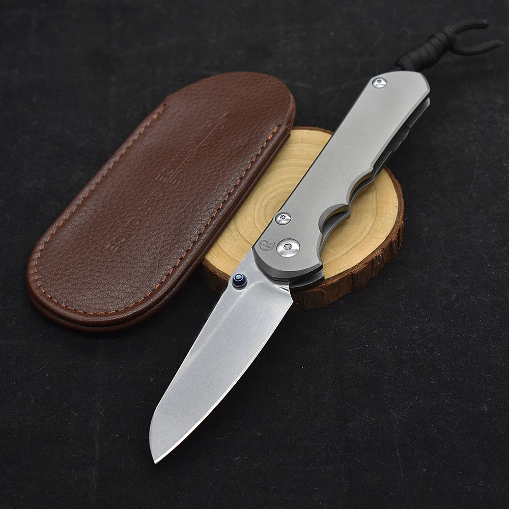 Chris Reeve CR S35VN Blade Ball Bearing  Stone Wash