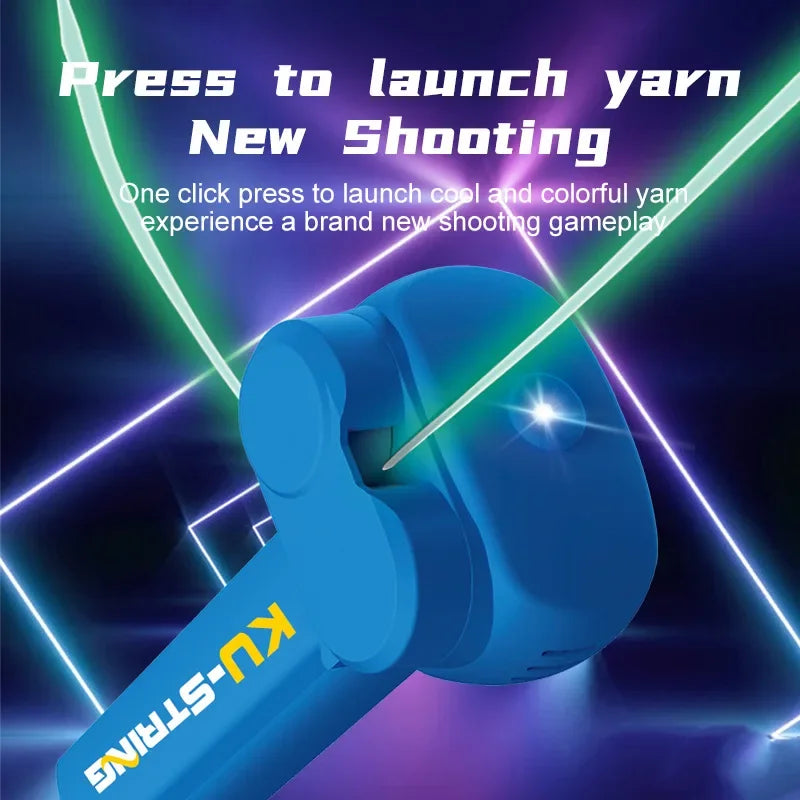 Light Toy String Glow in The Dark String Rope Launcher Luminous