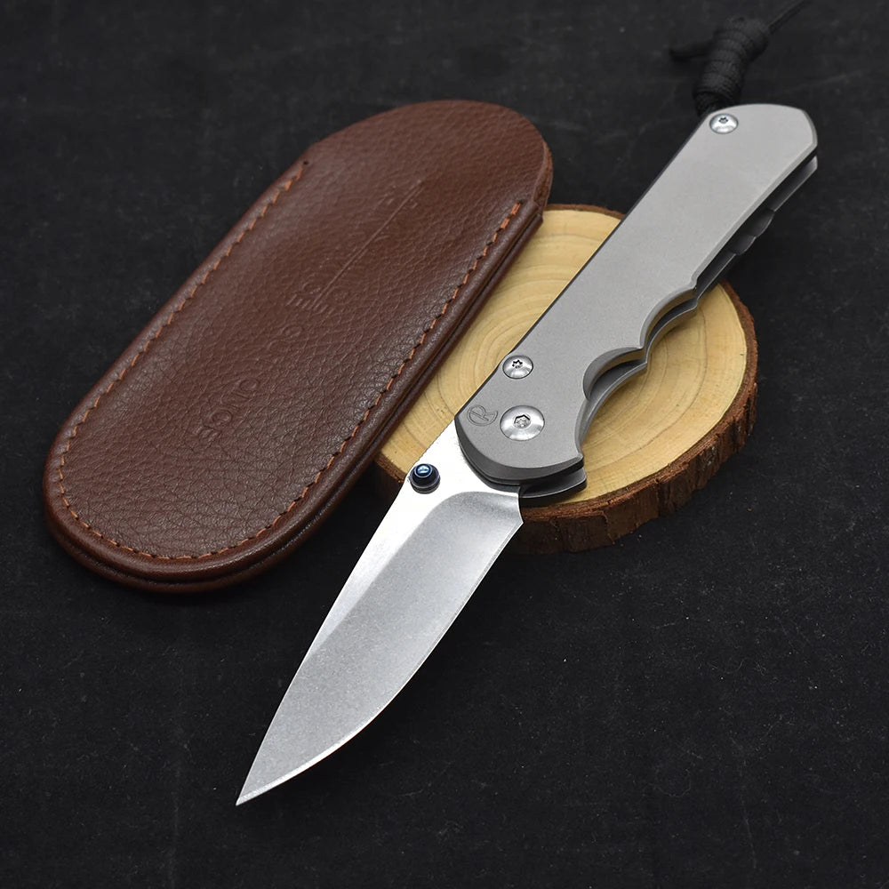 Chris Reeve CR S35VN Blade Ball Bearing  Stone Wash
