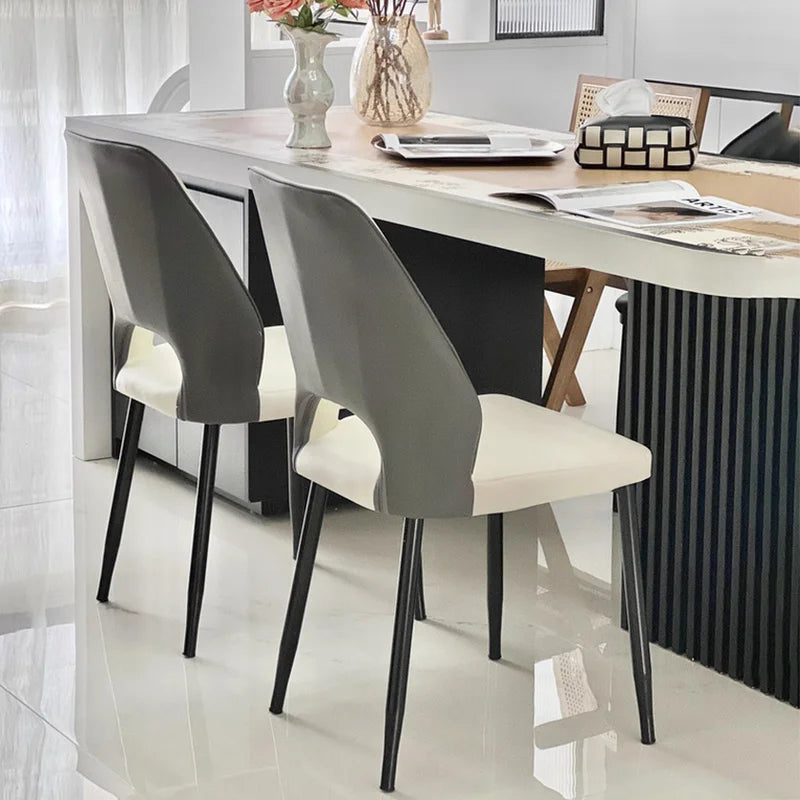 Italian Luxury Dining Chair Home Simple Modern Leisure Armchair
