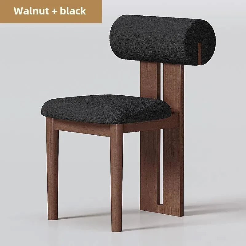 Nordic Light Luxury Solid Wood Dining Chair