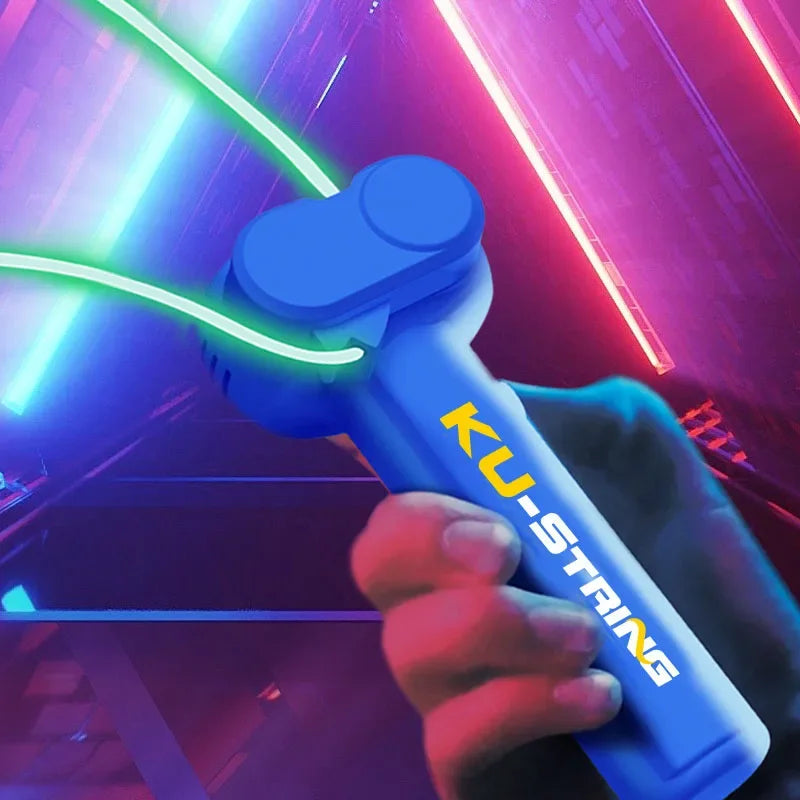 Light Toy String Glow in The Dark String Rope Launcher Luminous