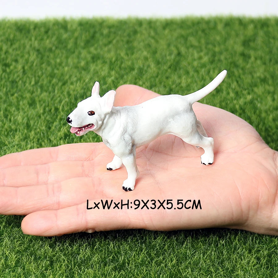 Realistic Dog Animal Figurine Set Retriever Shepherd Saint
