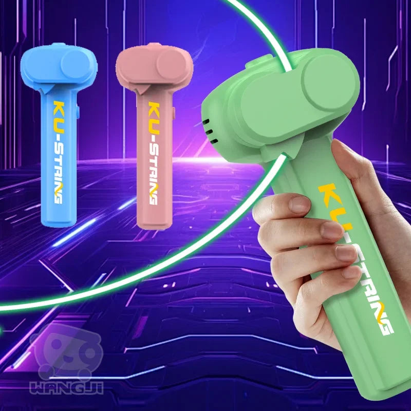 Light Toy String Glow in The Dark String Rope Launcher Luminous