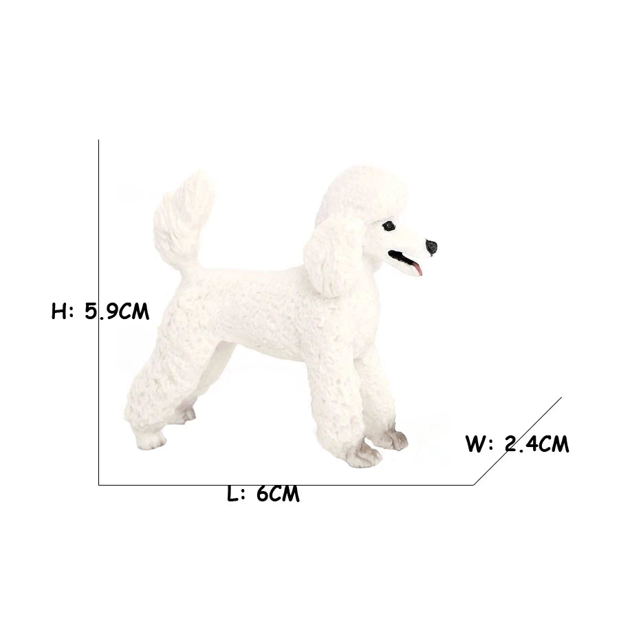 Realistic Dog Animal Figurine Set Retriever Shepherd Saint