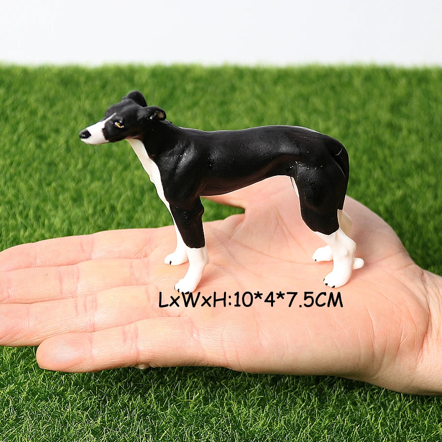 Realistic Dog Animal Figurine Set Retriever Shepherd Saint