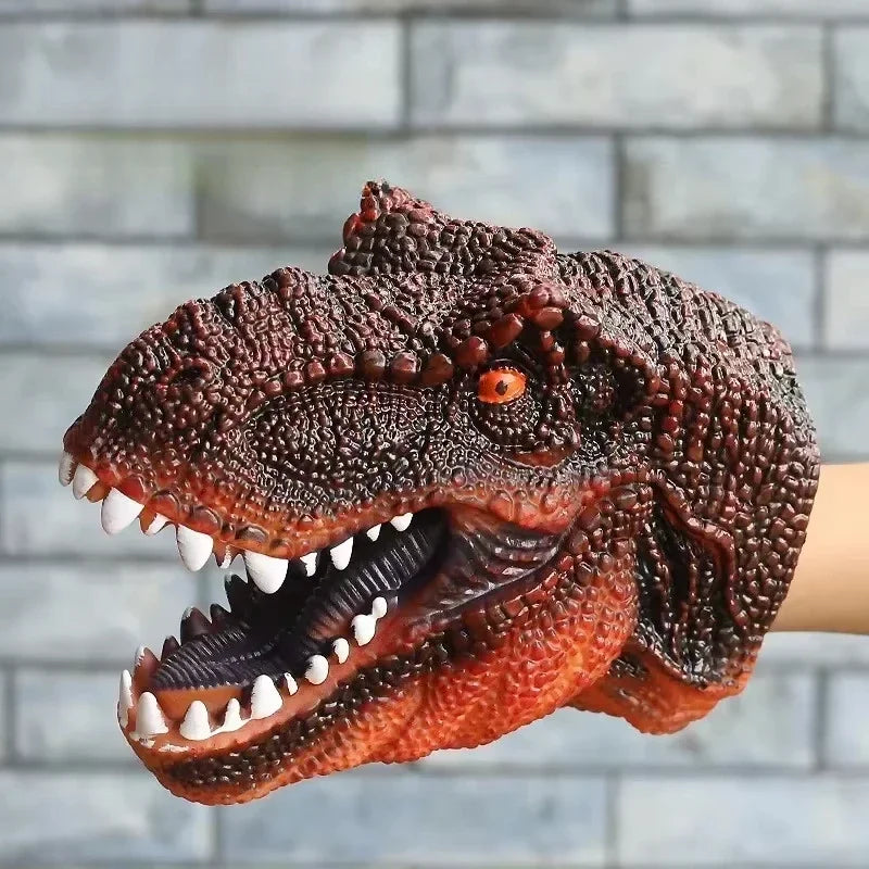 Hand Puppets Dinosaur Head Model Toy T-Rex Dinosaur World