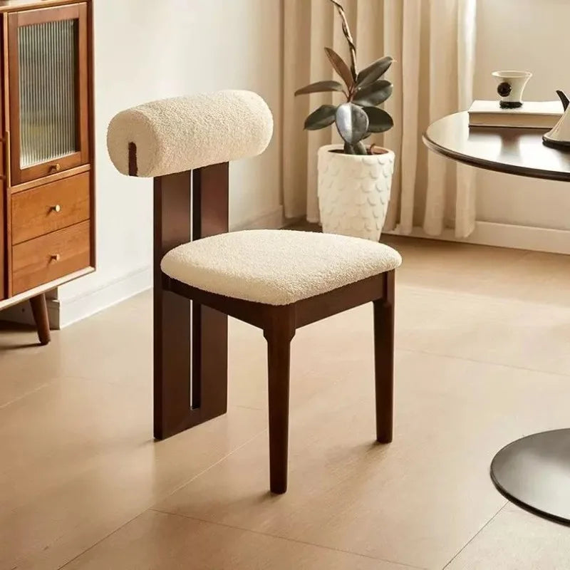 Nordic Light Luxury Solid Wood Dining Chair