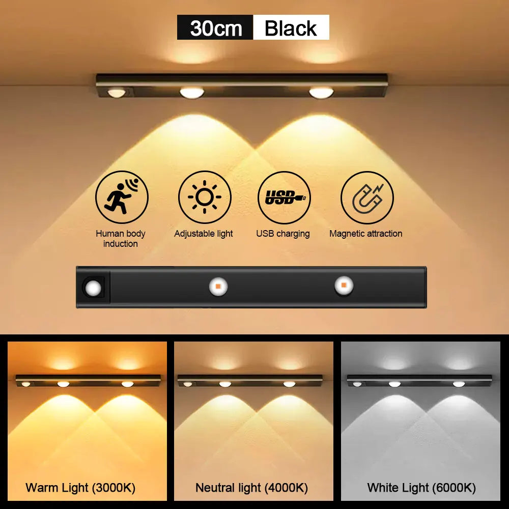 LED Night Light USB Motion Sensor Wireless Ultra Thin