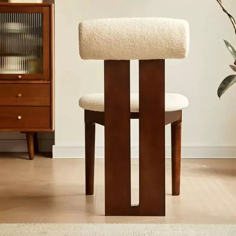 Nordic Light Luxury Solid Wood Dining Chair