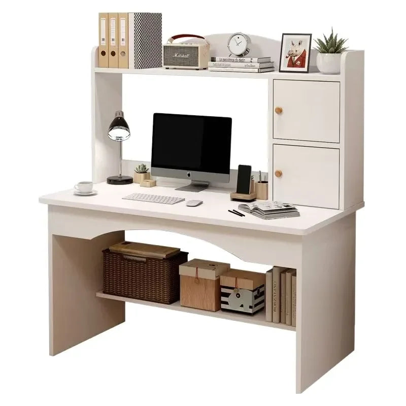 Desk Bookshelf Integrated Table and Chair Set Simple
