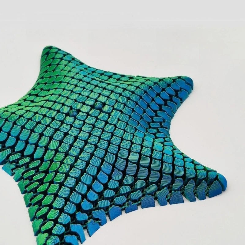 Fidget Toy Flexible Desk Decor 3D Printed Articulated