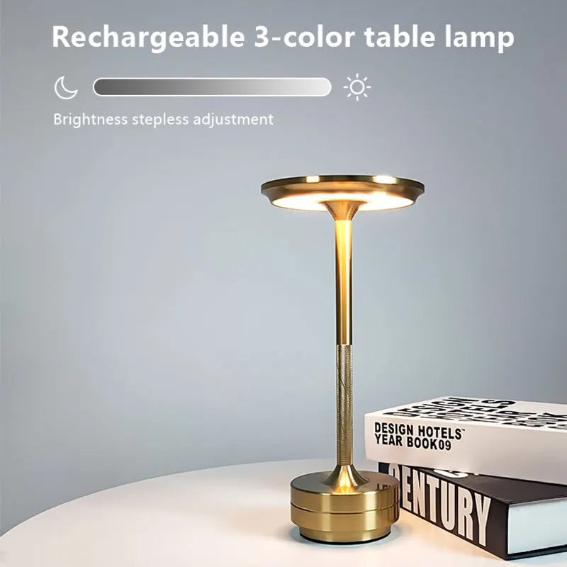 Lamp LED Night Light Brightness Stepless Adjustment 3 Color Dimming