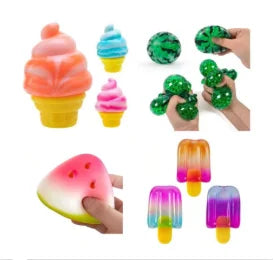 100+ Mystery Fidget Toy Blind Box ,Simulated Food,Antistress