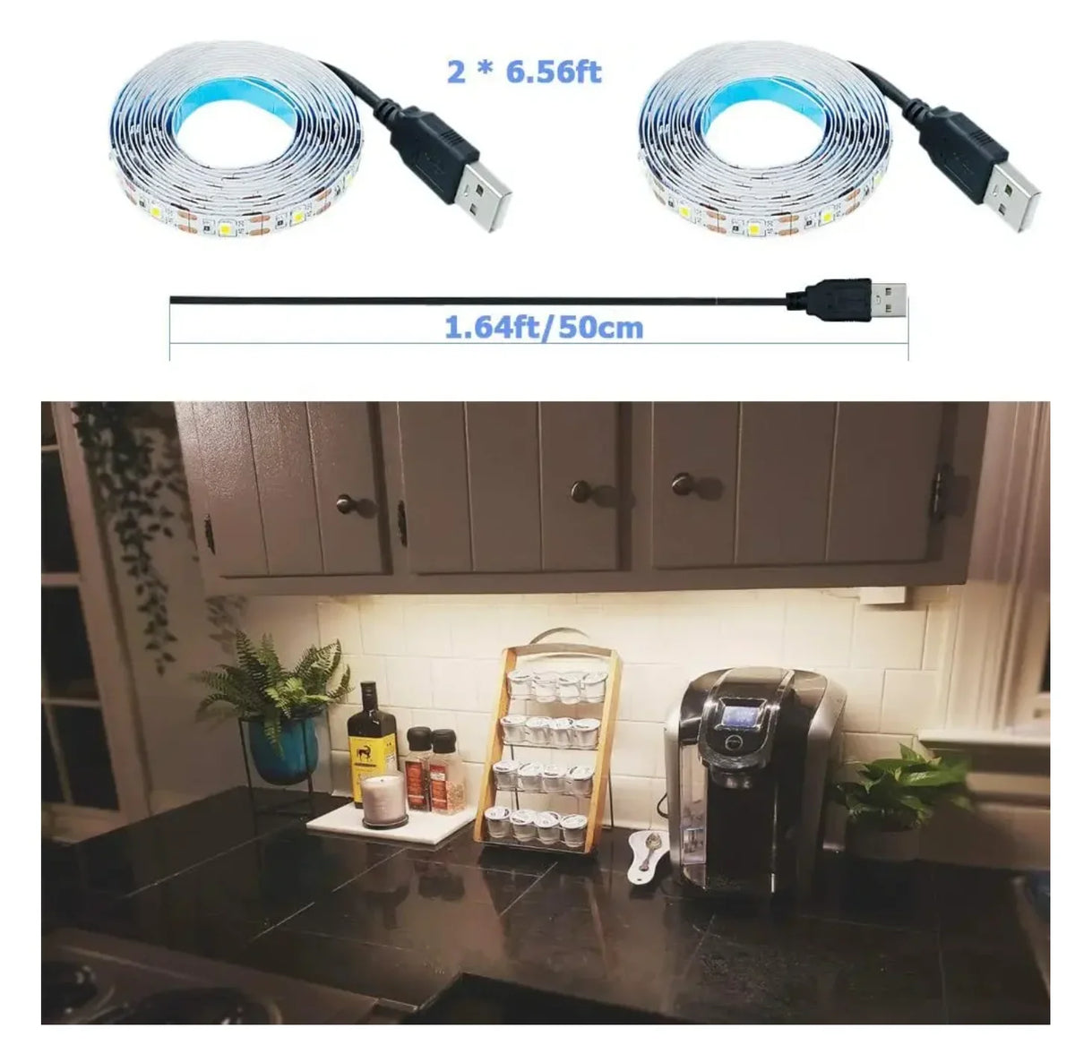 DC 5V USB LED Strips 2835 White Warm White LED Strip