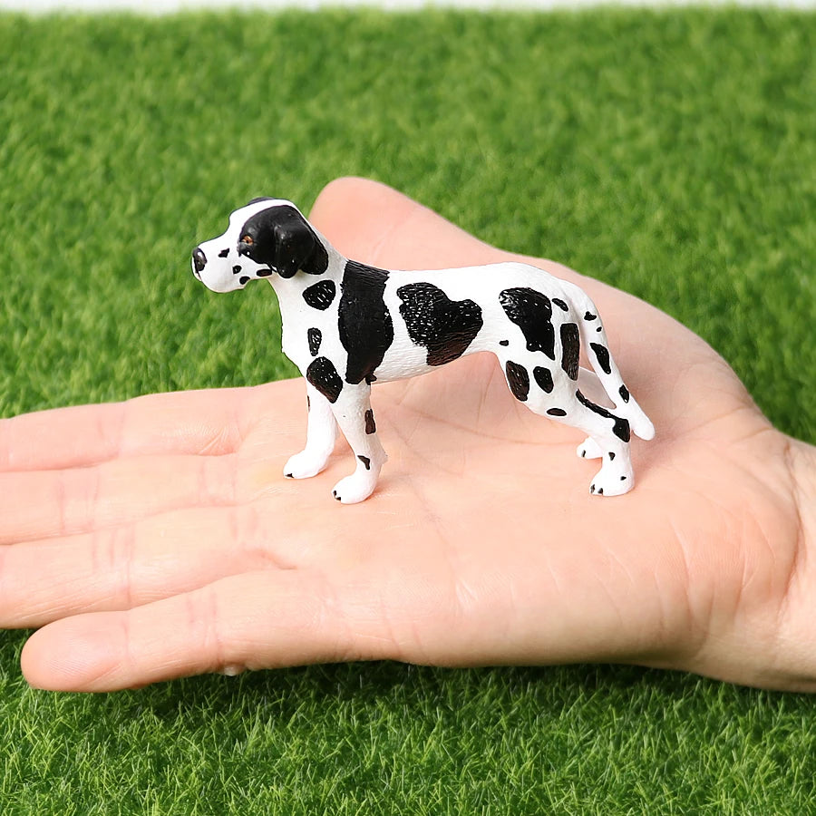 Realistic Dog Animal Figurine Set Retriever Shepherd Saint