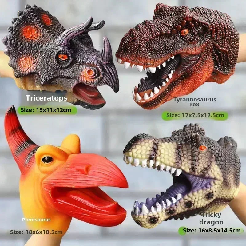 Hand Puppets Dinosaur Head Model Toy T-Rex Dinosaur World
