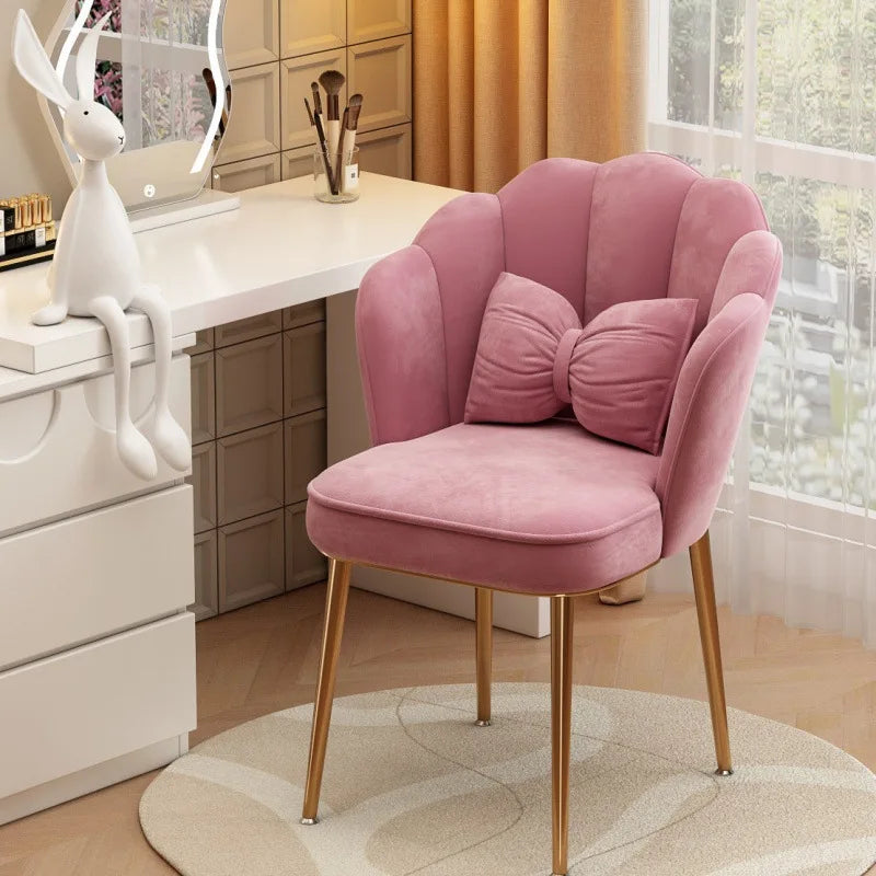 Makeup chair simple Internet celebrity stool backrest girls