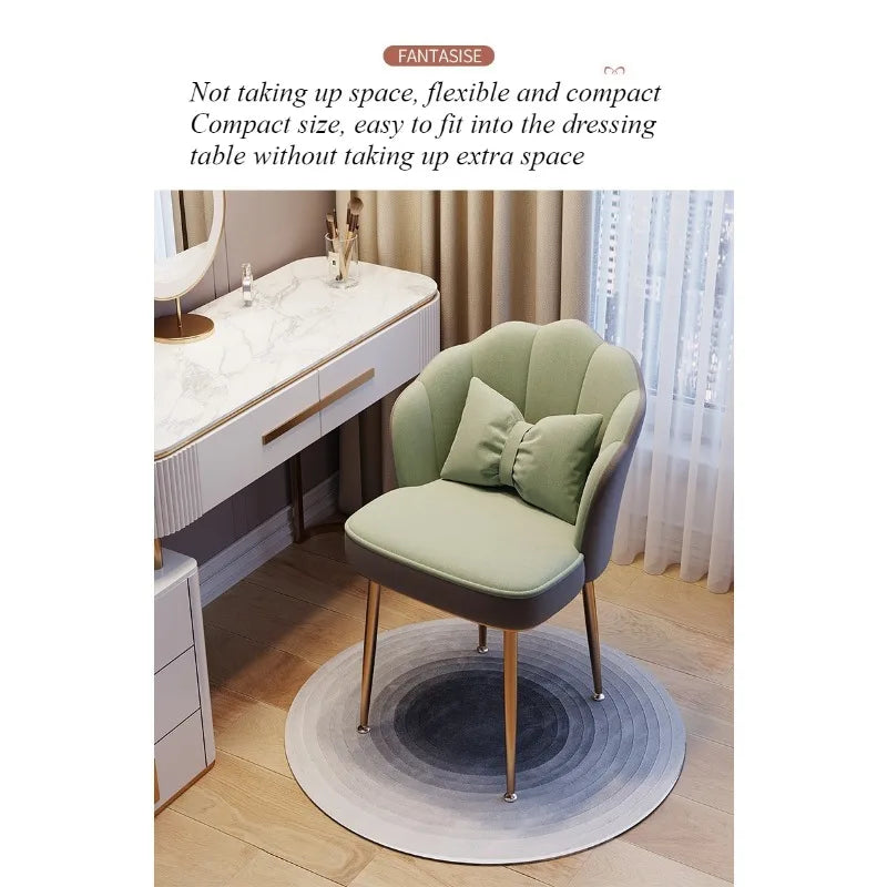 Makeup chair simple Internet celebrity stool backrest girls